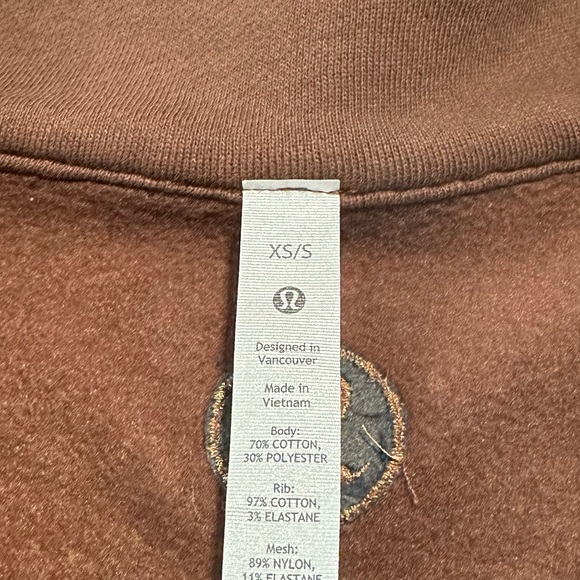 Lululemon Scuba Oversized Funnel Neck Half Zip Java - Picture 12 of 13